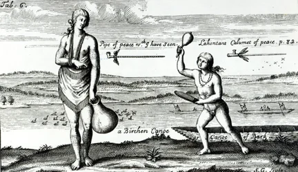 Eine Häuptlingsfrau von Pomeiock